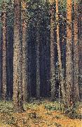 Ivan Shishkin Forest Reserve, Pine Grove oil painting